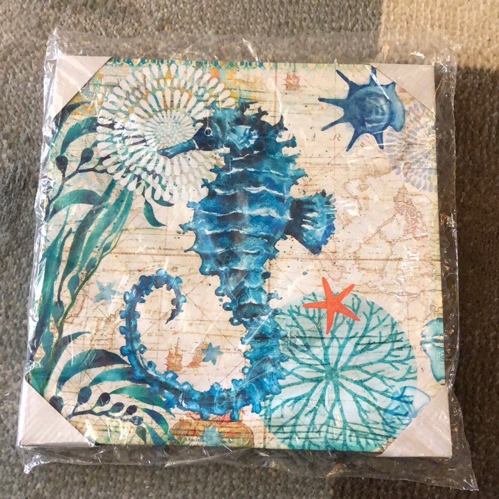 Seahorse painting